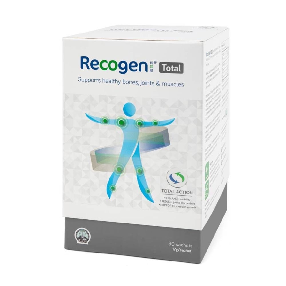 Recogen Total Sachet (Reduce Joints Discomfort Support Muscle Growth & Enhance Mobility) 17g x 30s