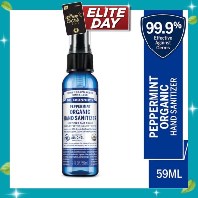 DR BRONNER'S Peppermint Hand Sanitizer 59ml image