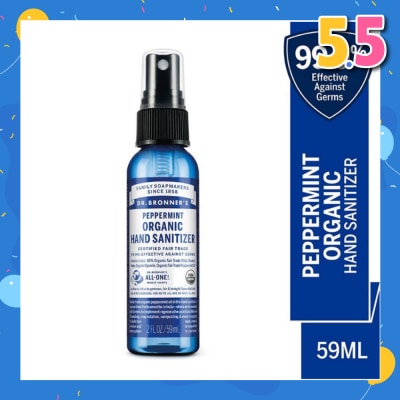 DR BRONNER'S Peppermint Hand Sanitizer 59ml