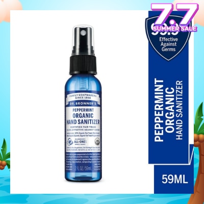 DR BRONNER'S Peppermint Hand Sanitizer 59ml