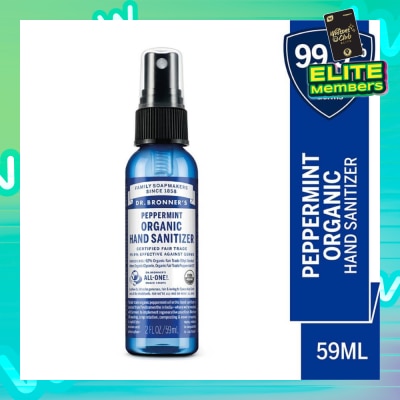DR BRONNER'S Peppermint Hand Sanitizer 59ml