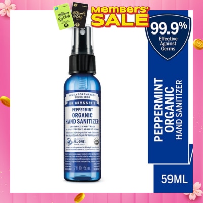 DR BRONNER'S Peppermint Hand Sanitizer 59ml
