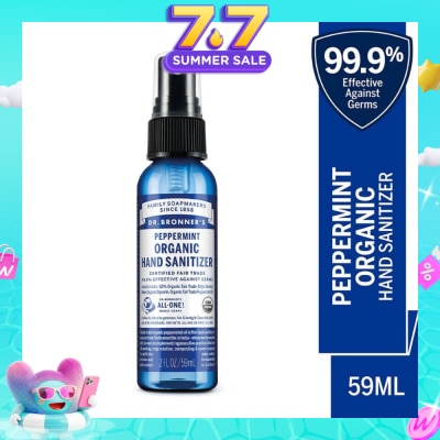 DR BRONNER'S - Peppermint Hand Sanitizer 59ml
