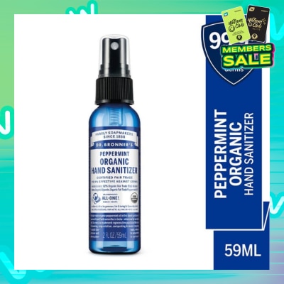 DR BRONNER'S Peppermint Hand Sanitizer 59ml