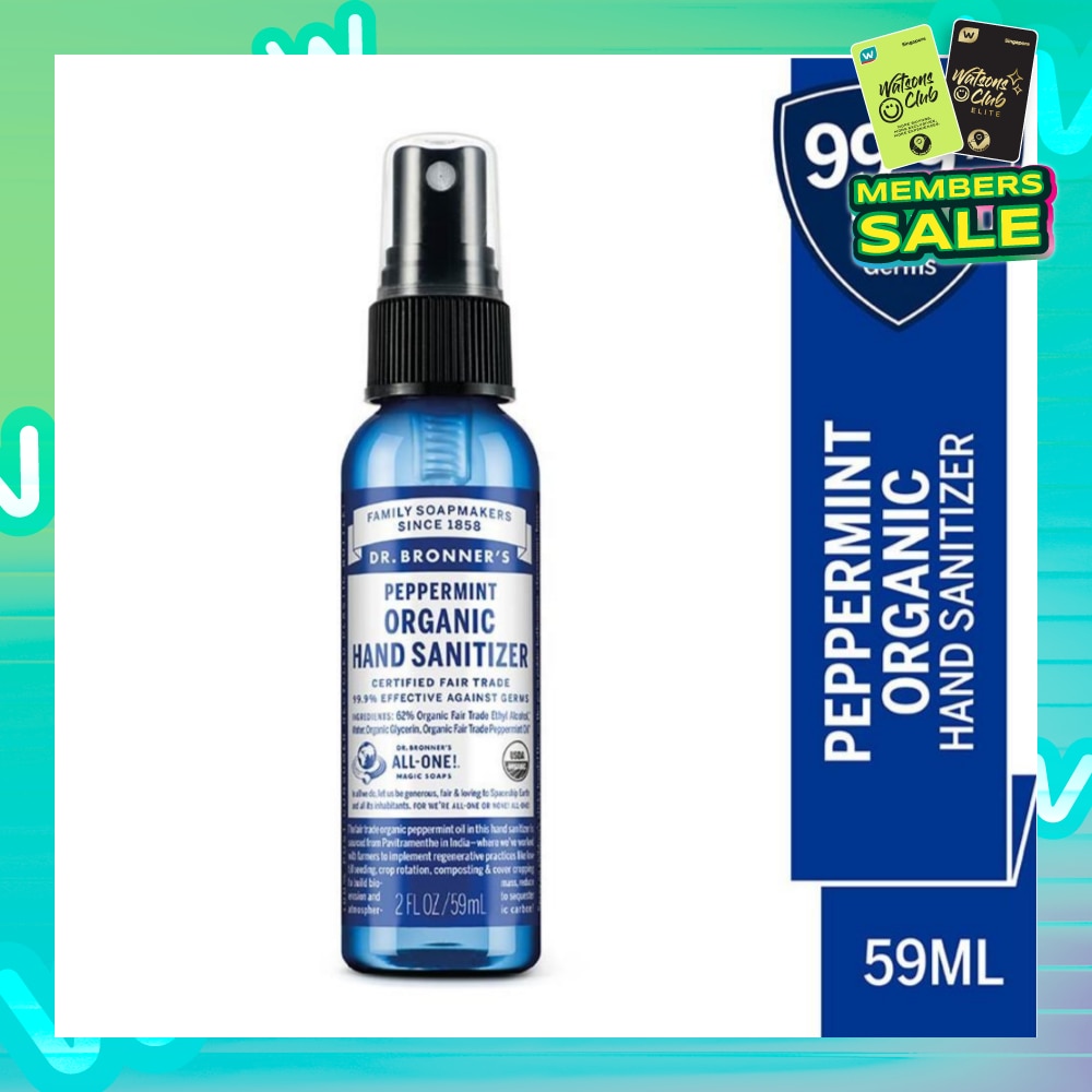 Peppermint Hand Sanitizer 59ml