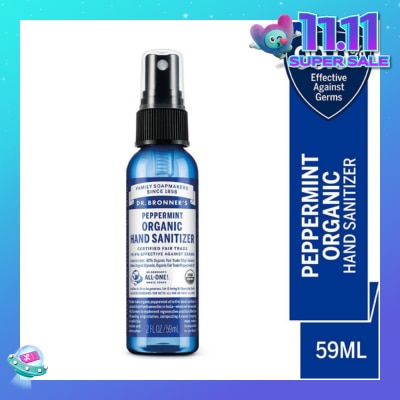 DR BRONNER'S Peppermint Hand Sanitizer 59ml