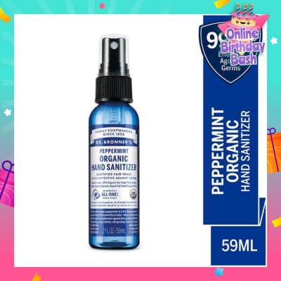 DR BRONNER'S Peppermint Hand Sanitizer 59ml