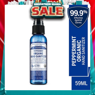 DR BRONNER'S - Peppermint Hand Sanitizer 59ml