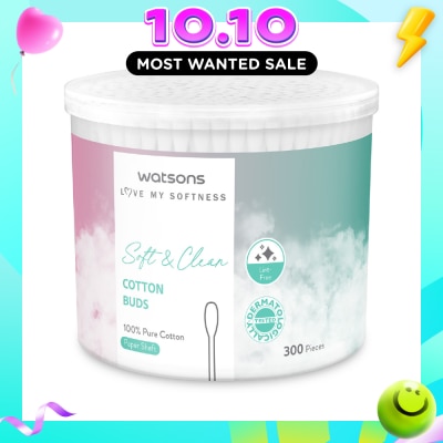 WATSONS X Flower Soft & Clean Cotton Buds 300s image
