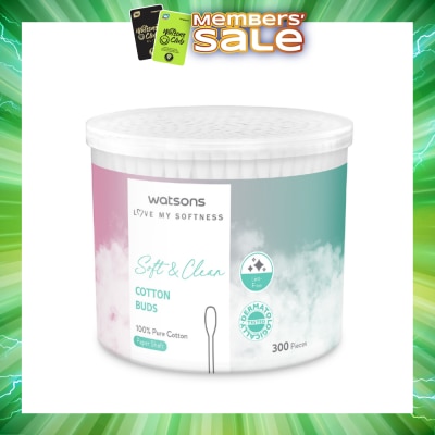 WATSONS - X-Flower Soft & Clean Cotton Buds 300s