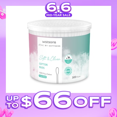 WATSONS - X-Flower Soft & Clean Cotton Buds 300s