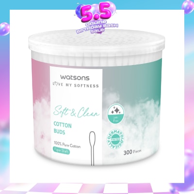 WATSONS - X-Flower Soft & Clean Cotton Buds 300s