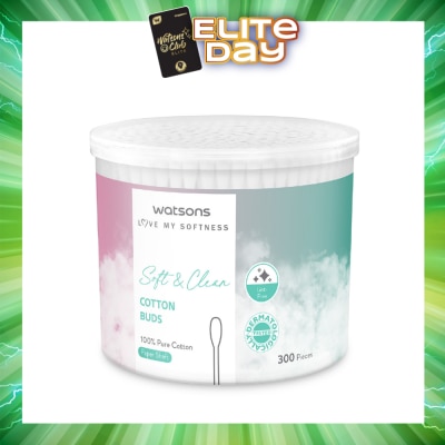 WATSONS - X-Flower Soft & Clean Cotton Buds 300s
