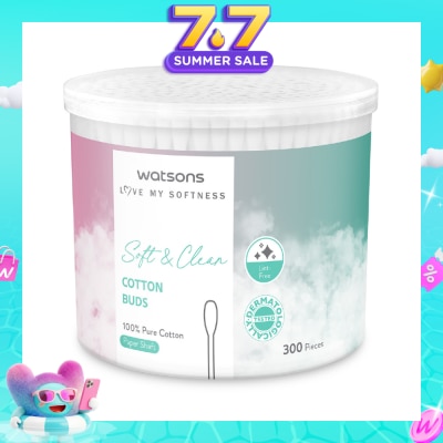 WATSONS - X-Flower Soft & Clean Cotton Buds 300s