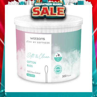WATSONS - X-Flower Soft & Clean Cotton Buds 300s