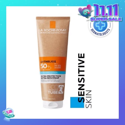 LA ROCHE-POSAY Anthelios Body Milk SPF50+ (Broad Spectrum UVB & UVA Sunscreen for Sensitive Skin) 250ml