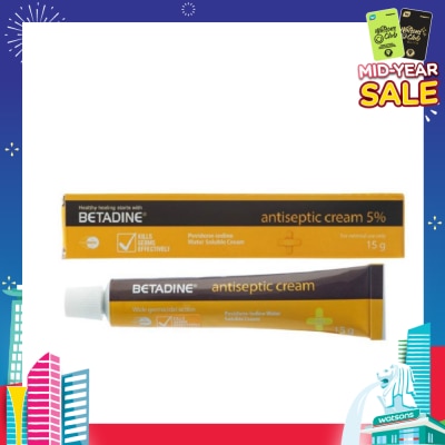 BETADINE® Antiseptic Cream 5% 15g