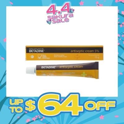 BETADINE® - Antiseptic Cream 5% 15g