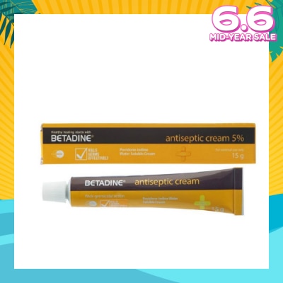 BETADINE® Antiseptic Cream 5% 15g