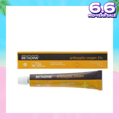 BETADINE® Antiseptic Cream 5% 15g