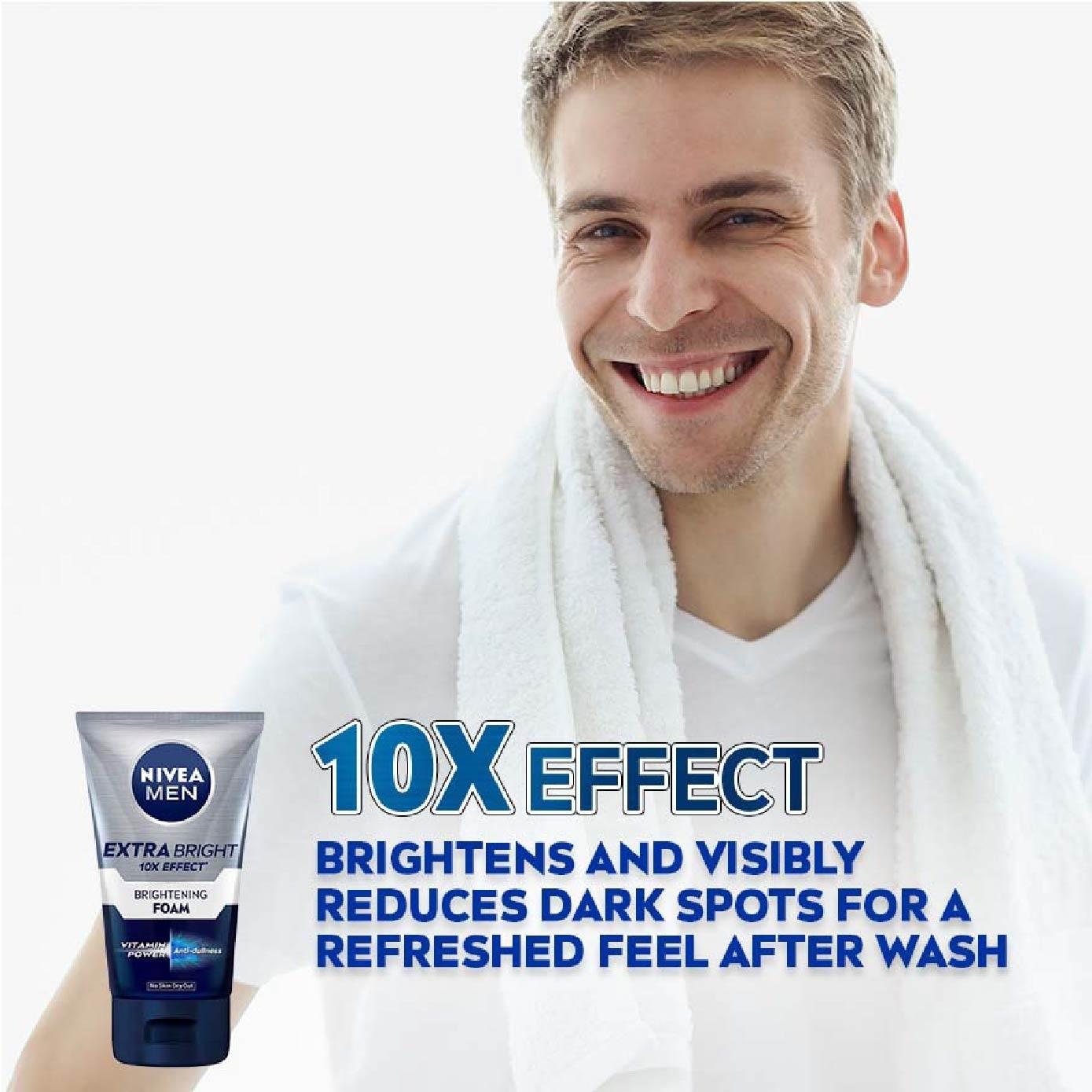 NIVEA MEN WHT F/FOAM 100ML    