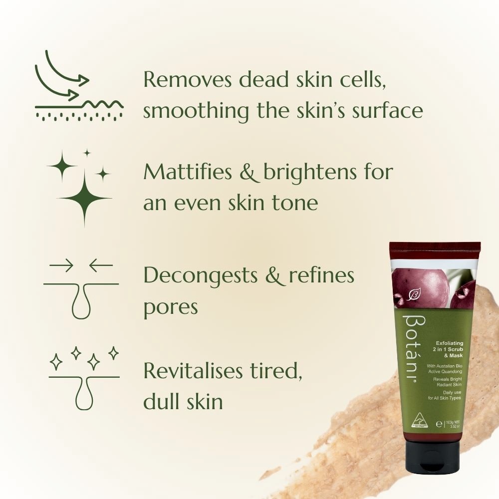 Exfoliating 2 in 1 Scrub & Mask 100g