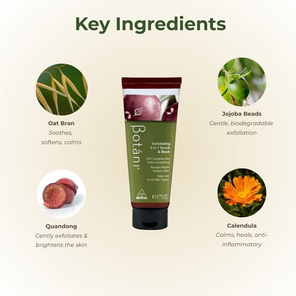 Exfoliating 2 in 1 Scrub & Mask 100g