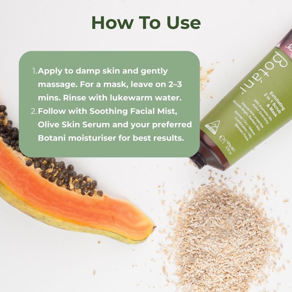 Exfoliating 2 in 1 Scrub & Mask 100g