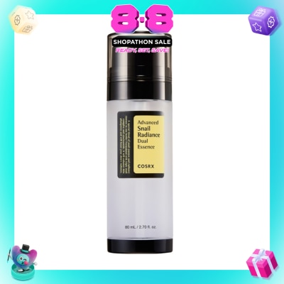 COSRX - Advanced Snail Radiance Dual Essence (Enhance Skin Plumpness and Boost Skin's Radiance) 80ml (Expiry: Apr`2027)