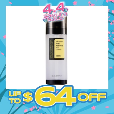 COSRX - Advanced Snail Radiance Dual Essence (Enhance Skin Plumpness and Boost Skin's Radiance) 80ml