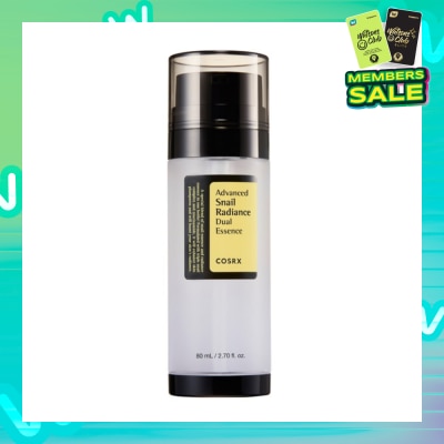 COSRX Advanced Snail Radiance Dual Essence (Enhance Skin Plumpness and Boost Skin's Radiance) 80ml