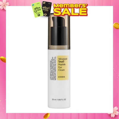 COSRX Advanced Snail Peptide Eye Cream (Diminish Dark Circles and Puffiness) 25ml