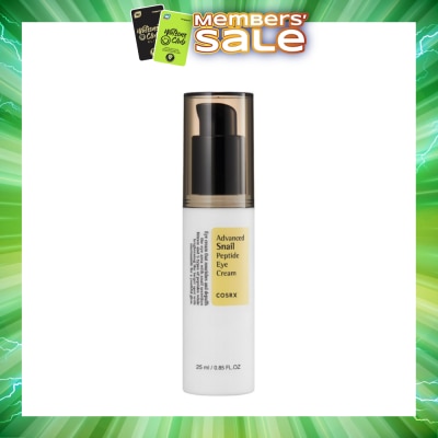 COSRX - Advanced Snail Peptide Eye Cream (Diminish Dark Circles and Puffiness) 25ml