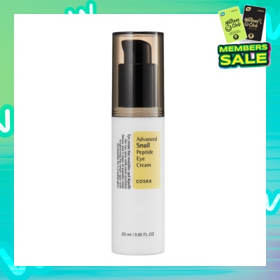 COSRX Advanced Snail Peptide Eye Cream (Diminish Dark Circles and Puffiness) 25ml