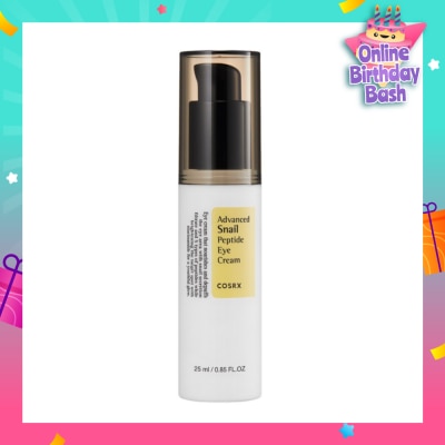 COSRX Advanced Snail Peptide Eye Cream (Diminish Dark Circles and Puffiness) 25ml