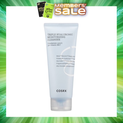 COSRX - Hydrium Triple Hyaluronic Moisture Cleanser (Moisturise and Rid Skin of Makeup Residue and Impurities) 150ml