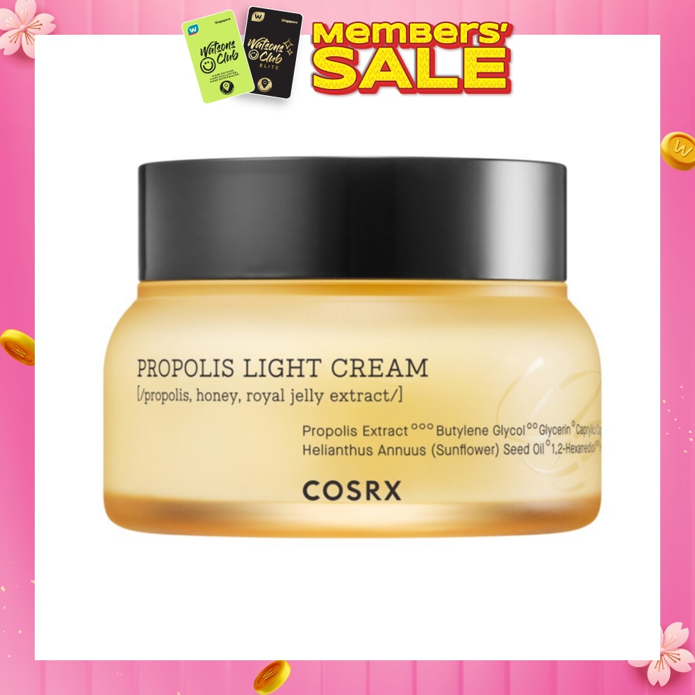 Full Fit Propolis Light Cream (Provide Moisture And Nourishment to the Skin) 65ml (Expiry: Jul`2026)