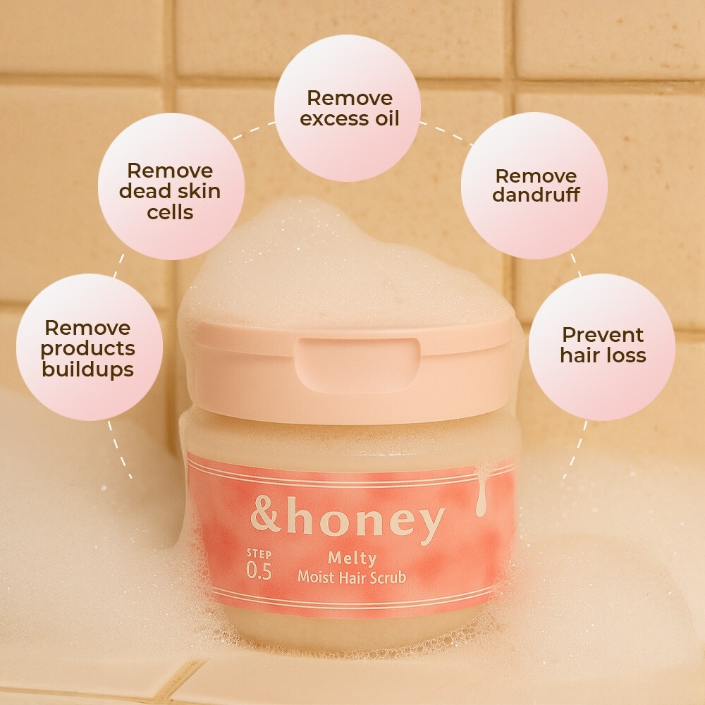 Melty Moist Hair Scrub 250g
