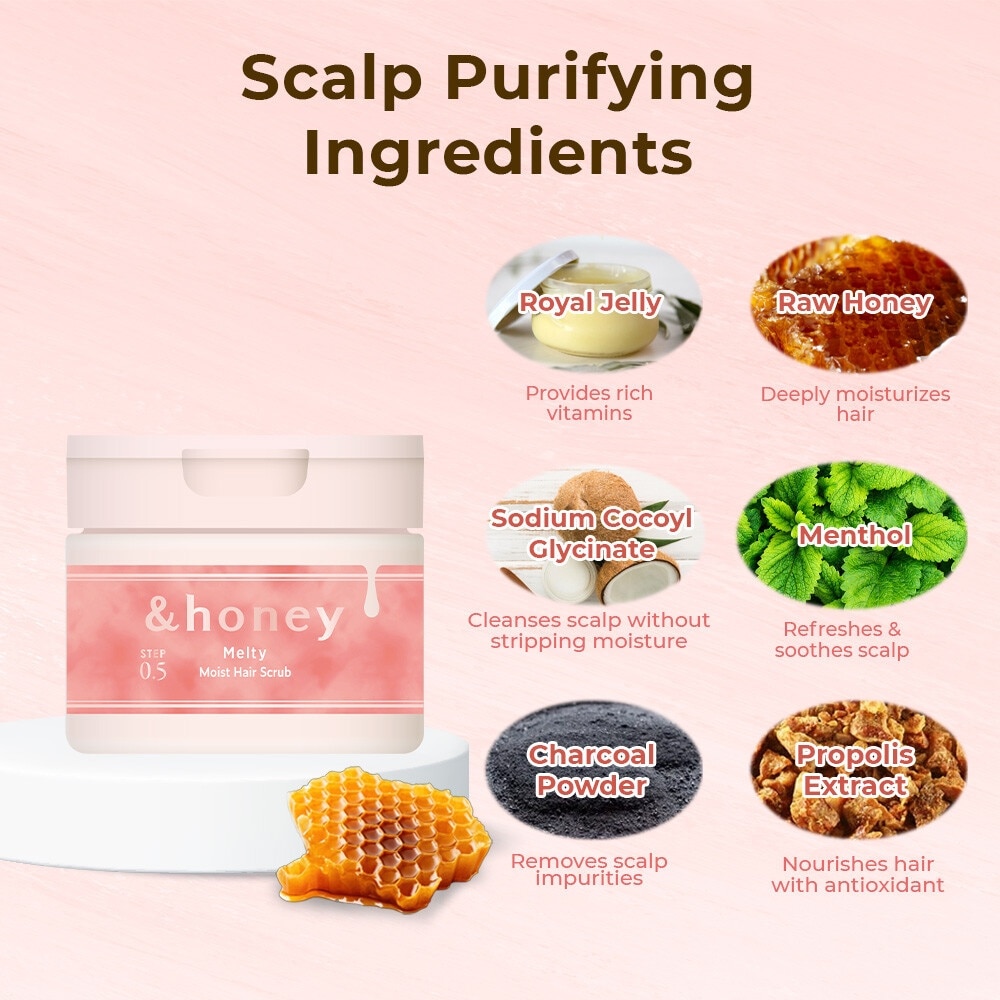 Melty Moist Hair Scrub 250g