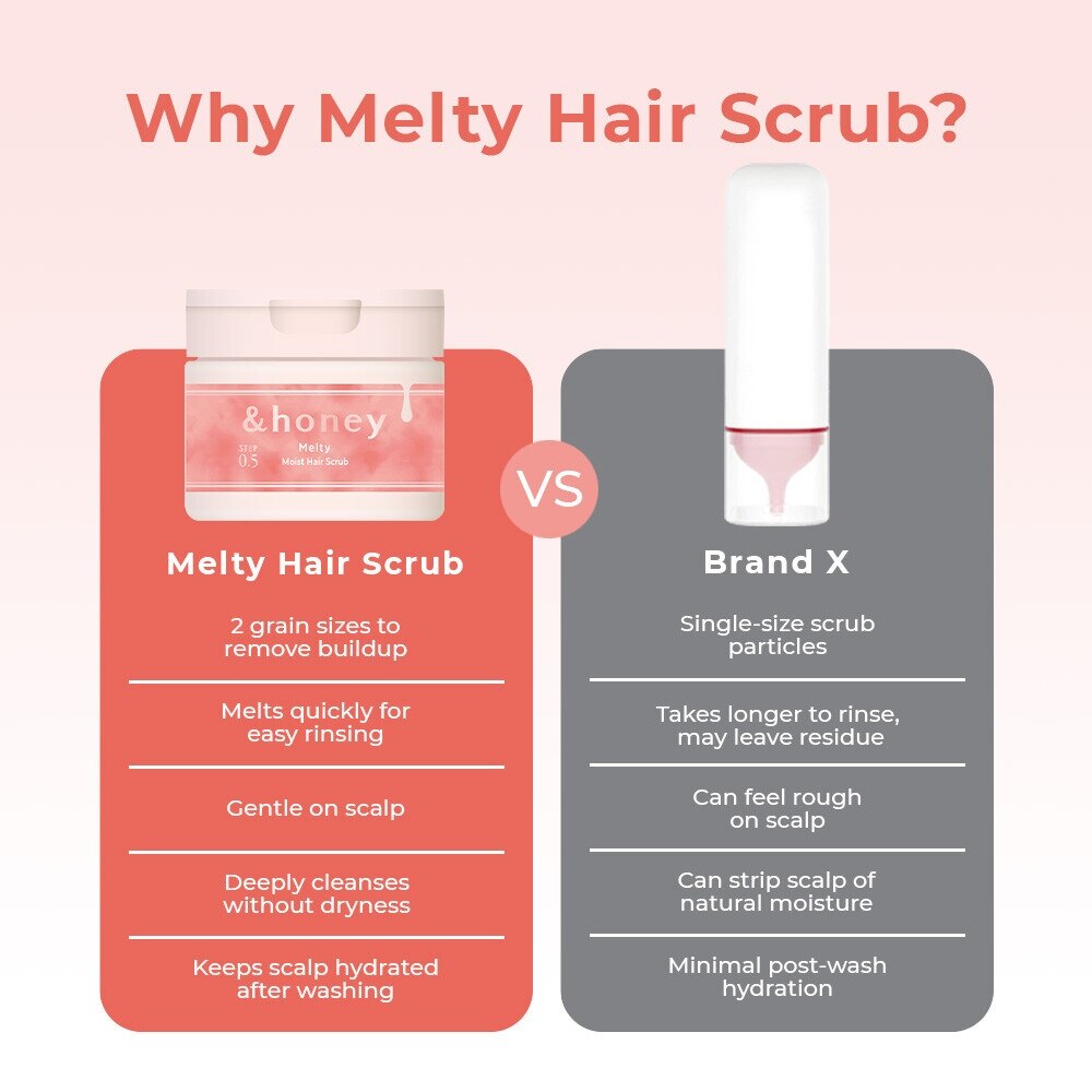 &HONEY Melty Moist Hair Scrub 250g | Shampoo & Conditioner