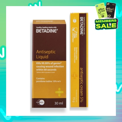 BETADINE® Antiseptic Solutions & Cream Bundle Set 1s