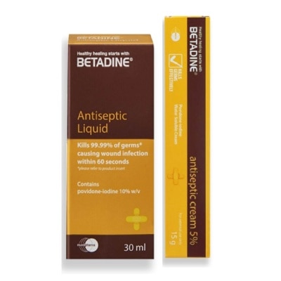 BETADINE® Antiseptic Solutions & Cream Bundle Set 1s