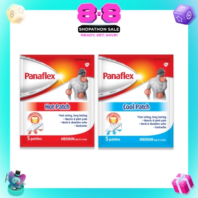 PANAFLEX - Hot & Cool Medium Patch Bundle Set 1s