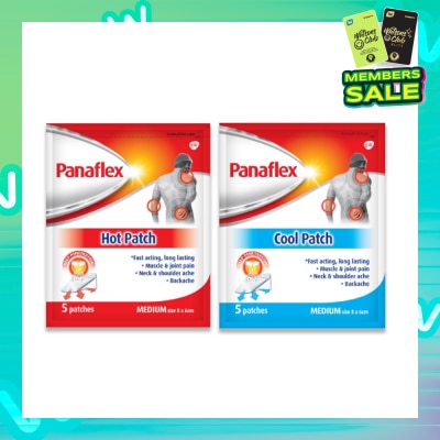 PANAFLEX Hot & Cool Medium Patch Bundle Set 1s