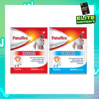 PANAFLEX Hot & Cool Medium Patch Bundle 1s