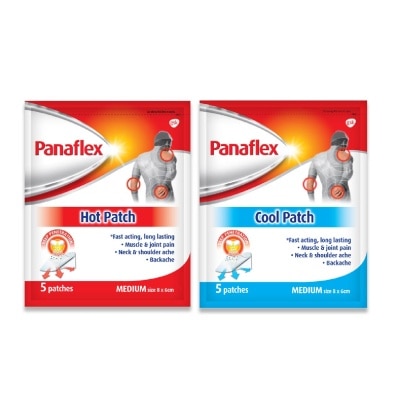 PANAFLEX Hot & Cool Medium Patch Bundle Set 1s