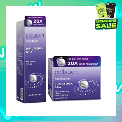 COLLAGEN BY WATSONS Dual Retinol Day & Night Cream Bundle Set 1s