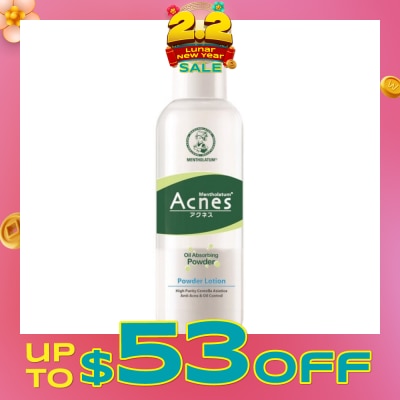 ACNES Oil Absorbing Powder Lotion with No Added Colouring (Anti-Acne & Oil Control) 150ml