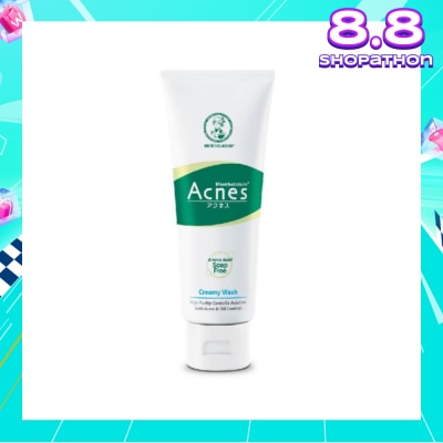 ACNES Amino Acid Soap-free Creamy Face Wash (Anti-Acne & Oil-Control) 100g