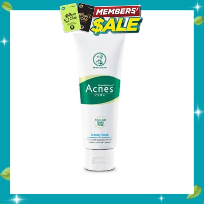 ACNES Amino Acid Soap free Creamy Face Wash (Anti Acne & Oil Control) 100g image